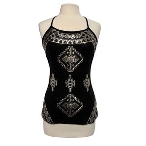 2/$25 Forever 21 black sequin tank